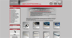 Desktop Screenshot of led-lichttechnik.eu