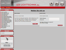 Tablet Screenshot of led-lichttechnik.eu